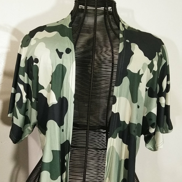 Wide Leg Camouflage Pants Set - Picture 5 of 10